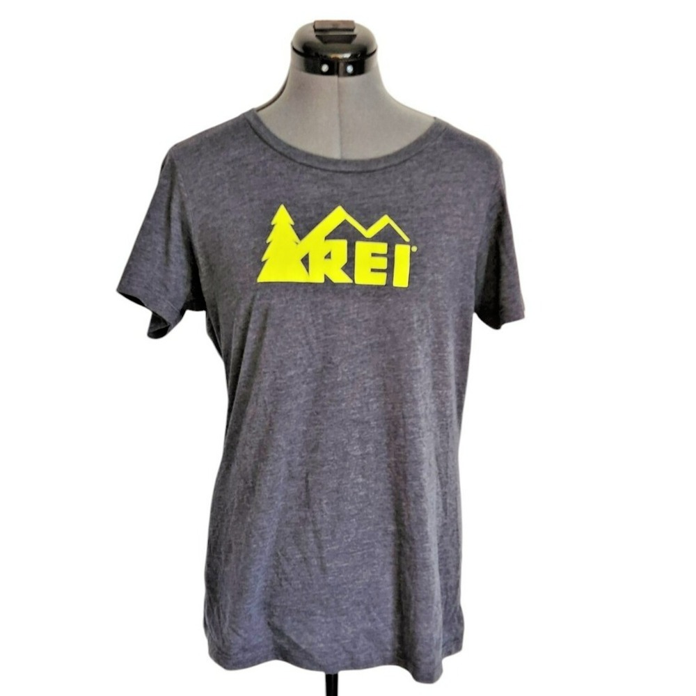 REI Gray Crew‎ Neck  T-Shirt Size L